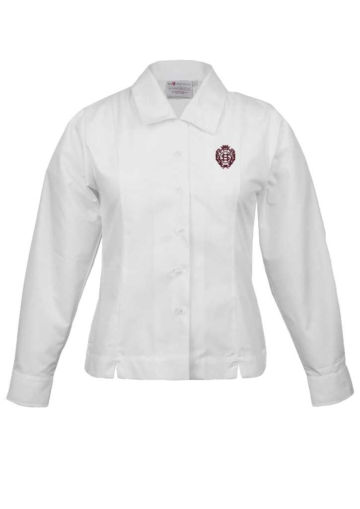 Sacred Heart College Napier LS Blouse White