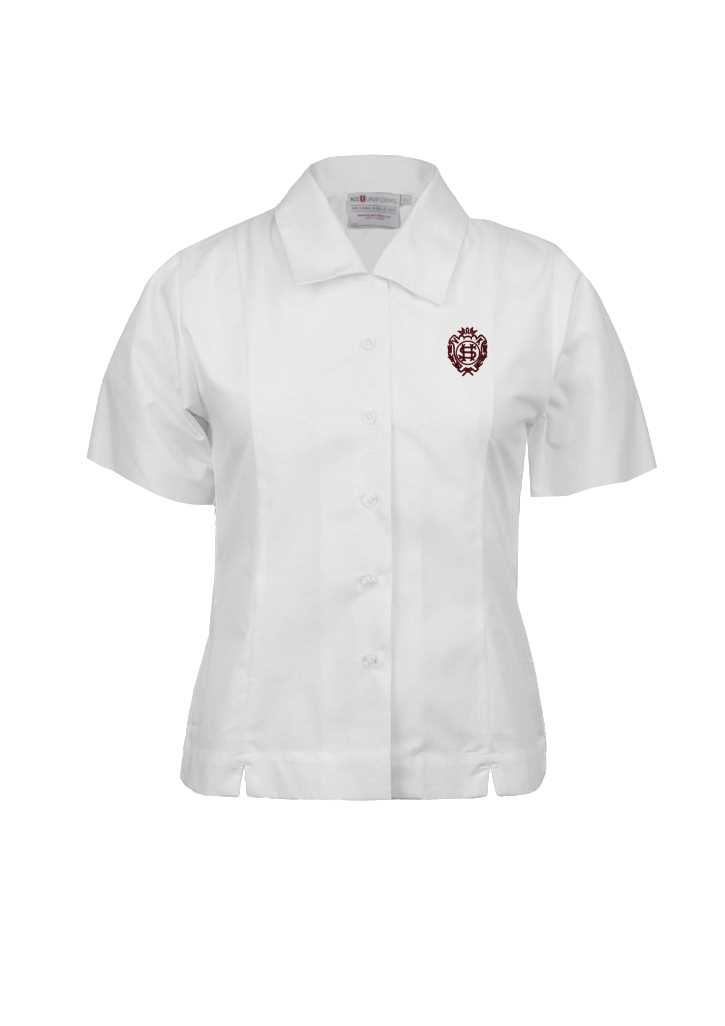 Sacred Heart College Napier SS Blouse White